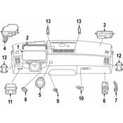 Mercedes Electronic Parking Brake Control Switch -  Genuine Mercedes 22390577069J32