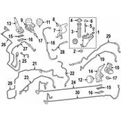Mercedes Active Suspension Fluid Reservoir -  Genuine Mercedes 231320001428