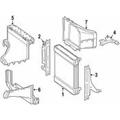 Mercedes Radiator Support Air Duct  - Genuine Mercedes 2315050730