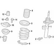 Mercedes Suspension Strut -  Genuine Mercedes 2473236900