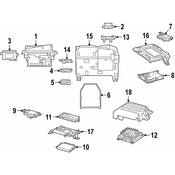 Mercedes Active Suspension Control Module Bracket -  Genuine Mercedes 2475453900