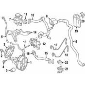 Mercedes EGR Tube - Genuine Mercedes 2711400408