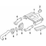 Mercedes Air Intake Hose - Genuine Mercedes 2720902382