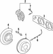 Mercedes Brake Backing Plate -  Genuine Mercedes 4614230120