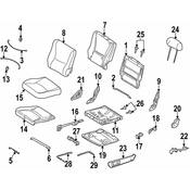Mercedes Seat Back Frame Clip -  Genuine Mercedes 4639840061