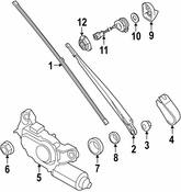 Porsche Back Glass Wiper Switch - Genuine Porsche 298927235E