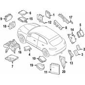 Porsche Trailer Light Control Module - Genuine Porsche 4H0907383M
