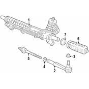 Porsche Steering Tie Rod Nut - Genuine Porsche 90003402401