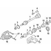 Porsche CV Axle Retainer Plate Bolt - Genuine Porsche 90006742401