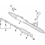 Porsche Steering Tie Rod Assembly - Genuine Porsche 95534703150