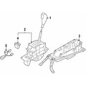Porsche Auto Trans Shift Lever - Genuine Porsche 95542601101