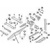 Porsche Trunk Trim Scuff Plate Clip - Genuine Porsche 95555168902