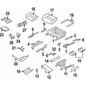 Porsche Power Seat Switch - Genuine Porsche 9556137130001C