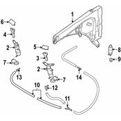 Porsche Headlight Washer Cover - Genuine Porsche 95562830300G2X