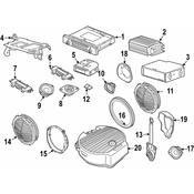 Porsche Speaker - Genuine Porsche 95564502101