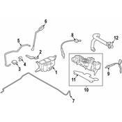 Porsche Engine Crankcase Vent Valve Seal - Genuine Porsche 95810348400
