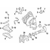 Porsche Turbocharger Inlet Hose - Genuine Porsche 95811152501