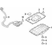 Porsche Auto Trans Oil Pump Seal - Genuine Porsche 95832158110