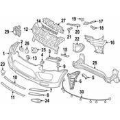 Porsche Fog Light Trim - Genuine Porsche 95850509300
