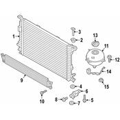 Porsche Radiator - Genuine Porsche 95B121251