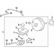 Porsche Brake Booster - Genuine Porsche 95B612107Q