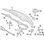 Porsche Hatch Seal - Genuine Porsche 95B827705M