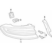 Porsche Tail Light Assembly - Genuine Porsche 95B945092AG