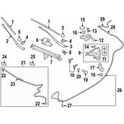 Porsche Windshield Wiper Arm - Genuine Porsche 95B955407