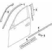 Porsche Door Decal - Genuine Porsche 97055944302M7Z