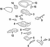 Porsche Door Mirror Base Gasket - Genuine Porsche 971857679