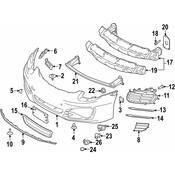 Porsche Fog Light Cover - Genuine Porsche 981505768001E0