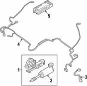 Porsche Convertible Top Transmission - Genuine Porsche 98156192300