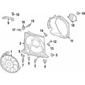 Porsche Engine Cooling Fan Motor Cover - Genuine Porsche 98162413180
