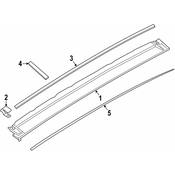 Porsche Center High Mount Stop Light - Genuine Porsche 98163118304