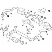 Porsche Catalytic Converter Clamp - Genuine Porsche 982251616