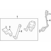 Porsche Headlight Level Sensor - Genuine Porsche 982616214B