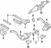 Porsche Exhaust Tail Pipe - Genuine Porsche 98711125831