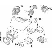 Porsche Radio Amplifier - Genuine Porsche 98764544101