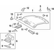 Porsche Sun Visor - Genuine Porsche 98773103113A12