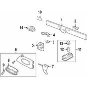 Porsche Sun Visor - Genuine Porsche 98773103114A12