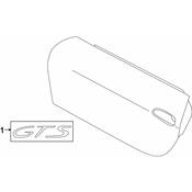 Porsche Door Decal - Genuine Porsche 99155944300