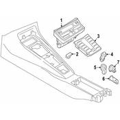 Porsche Auto Trans Shift Mode Switch - Genuine Porsche 99161395550DML