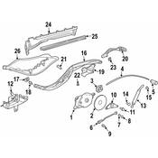 Porsche Convertible Top Transmission - Genuine Porsche 99356110302