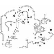 Porsche Turbocharger Oil Line - Genuine Porsche 99610733874