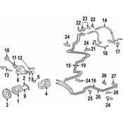 Porsche Power Steering Return Hose - Genuine Porsche 99634744103