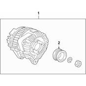 Porsche Alternator - Genuine Porsche 996603012FX