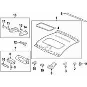 Porsche Sun Visor Lamp - Genuine Porsche 9967319030101C