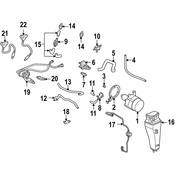Porsche Vapor Canister Purge Solenoid - Genuine Porsche 99711012900