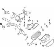 Porsche Intercooler Hose - Genuine Porsche 99711064403