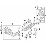 Porsche Exhaust Flange (911) - Genuine Porsche 99711146190